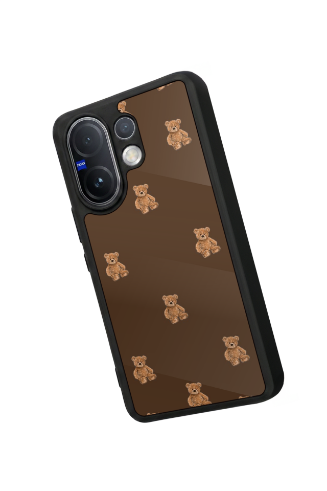 Vivo V60 Uyumlu Ayı Tasarımlı Glossy Premium Kılıf