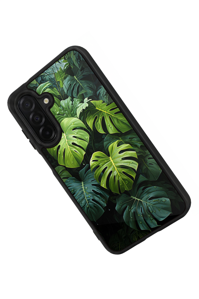 Samsung Galaxy A36 Uyumlu Botanik Tasarımlı Glossy Premium Kılıf