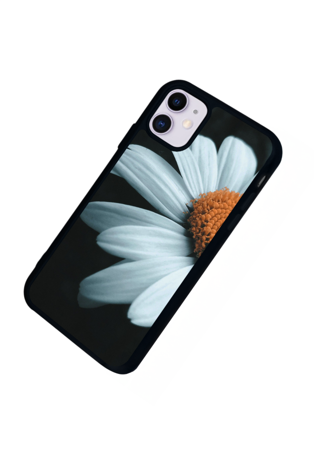 iPhone 11 Uyumlu Cicek Tasarımlı Glossy Premium Kılıf