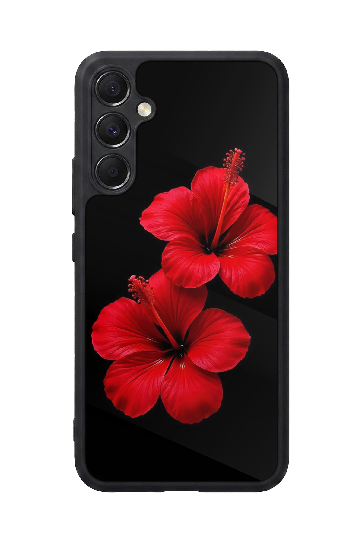 Samsung Galaxy M34 Uyumlu Cicek Tasarımlı Glossy Premium Kılıf