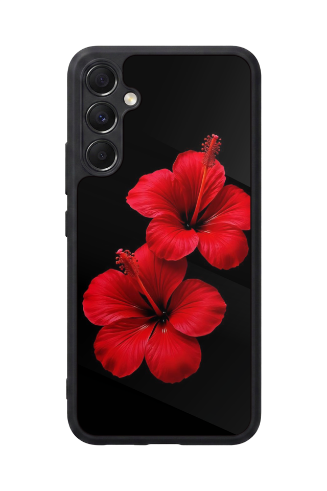 Samsung Galaxy M34 Uyumlu Cicek Tasarımlı Glossy Premium Kılıf
