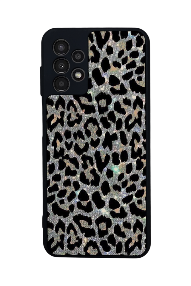 Samsung Galaxy A23 Uyumlu Hologram Leopar Tasarımlı Glossy Premium Kılıf