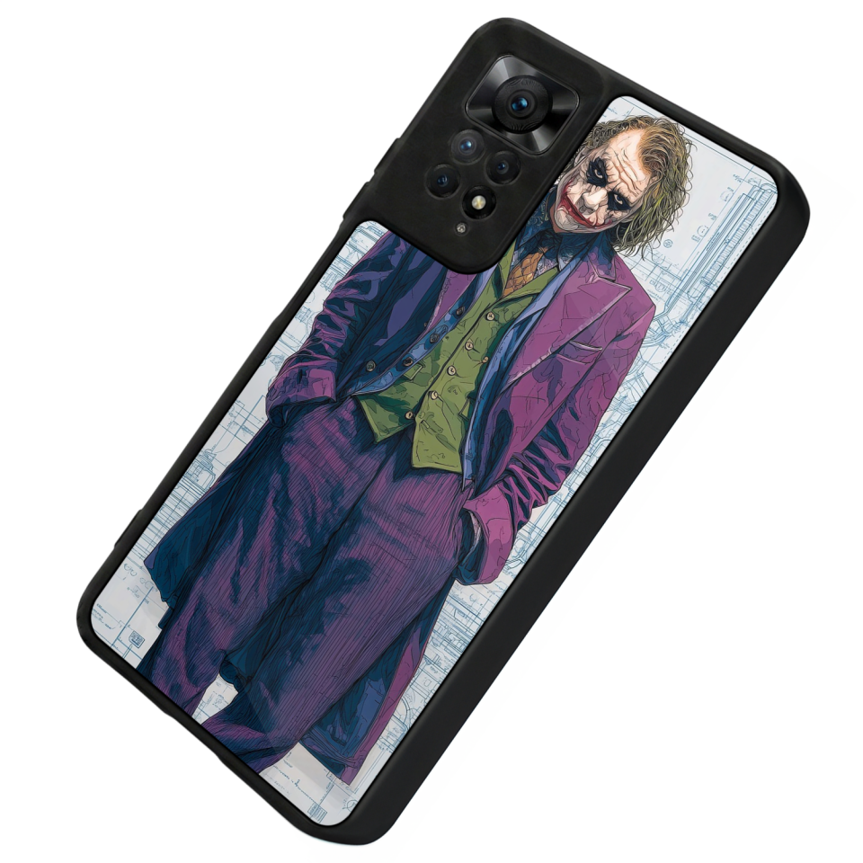 Xiaomi Redmi Note 12 Pro Uyumlu Joker Tasarımlı Glossy Premium Kılıf
