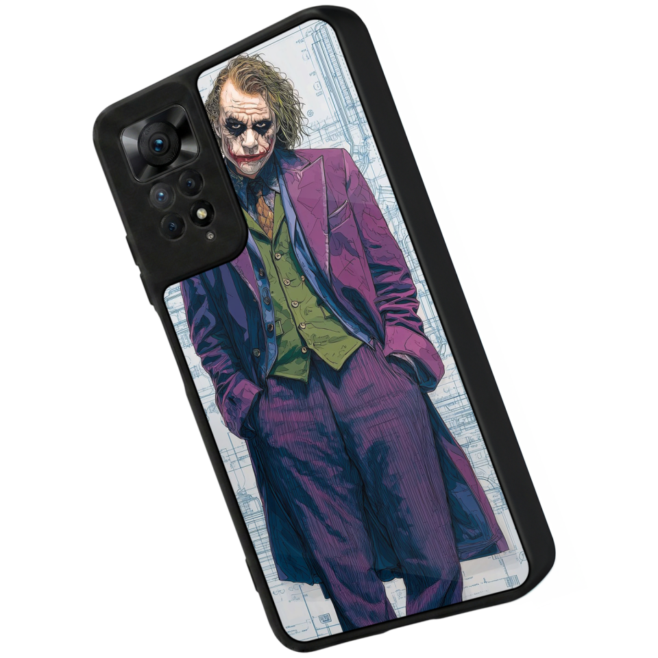 Xiaomi Redmi Note 12 Pro Uyumlu Joker Tasarımlı Glossy Premium Kılıf
