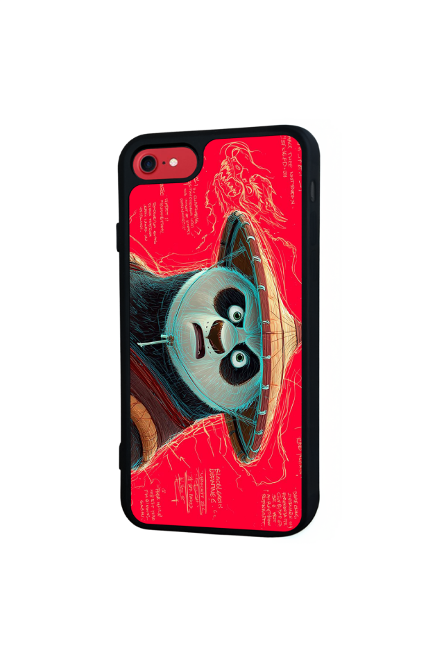 iPhone SE Uyumlu Kung Fu Panda Tasarımlı Glossy Premium Kılıf