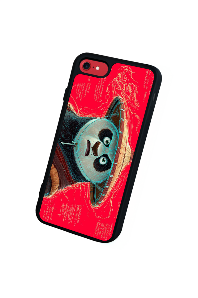 iPhone SE Uyumlu Kung Fu Panda Tasarımlı Glossy Premium Kılıf