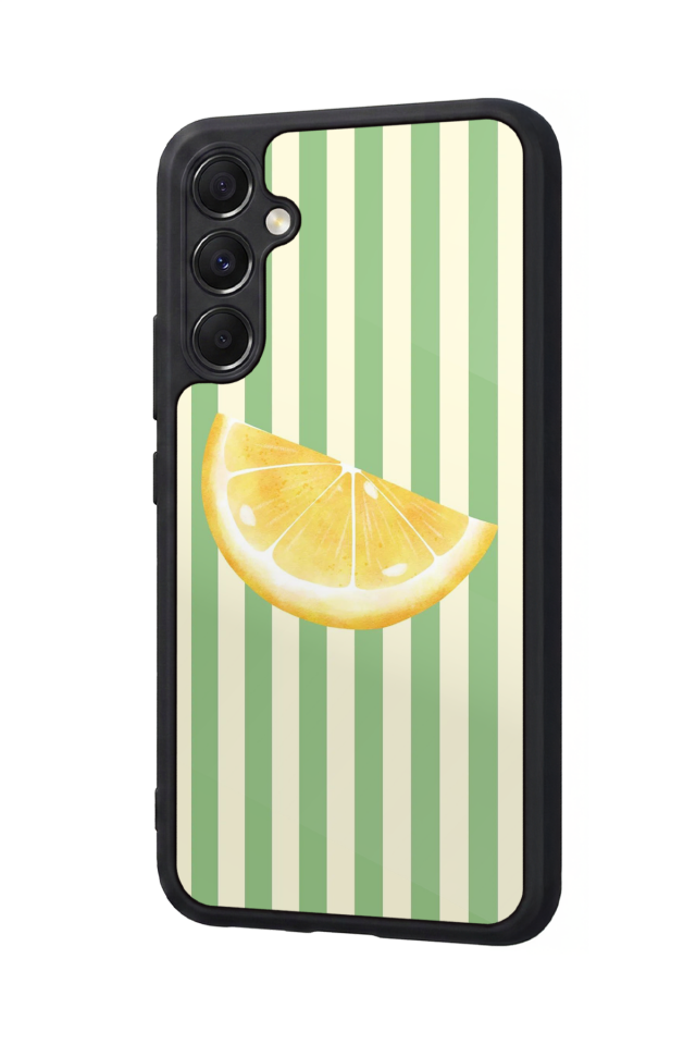 Samsung Galaxy A34 Uyumlu Limon Tasarımlı Glossy Premium Kılıf