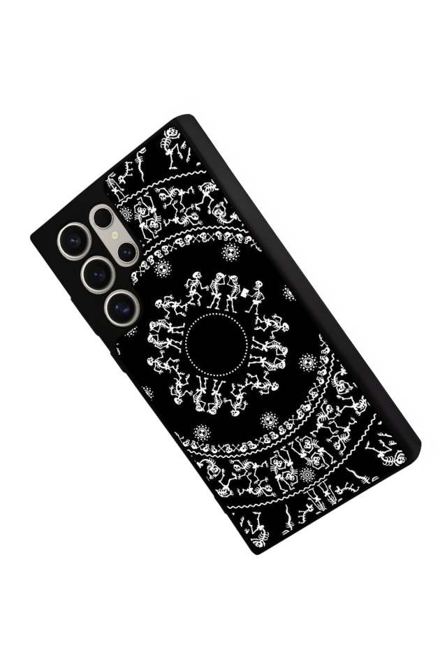 Samsung Galaxy S24 Ultra Uyumlu Mandala Tasarımlı Glossy Premium Kılıf