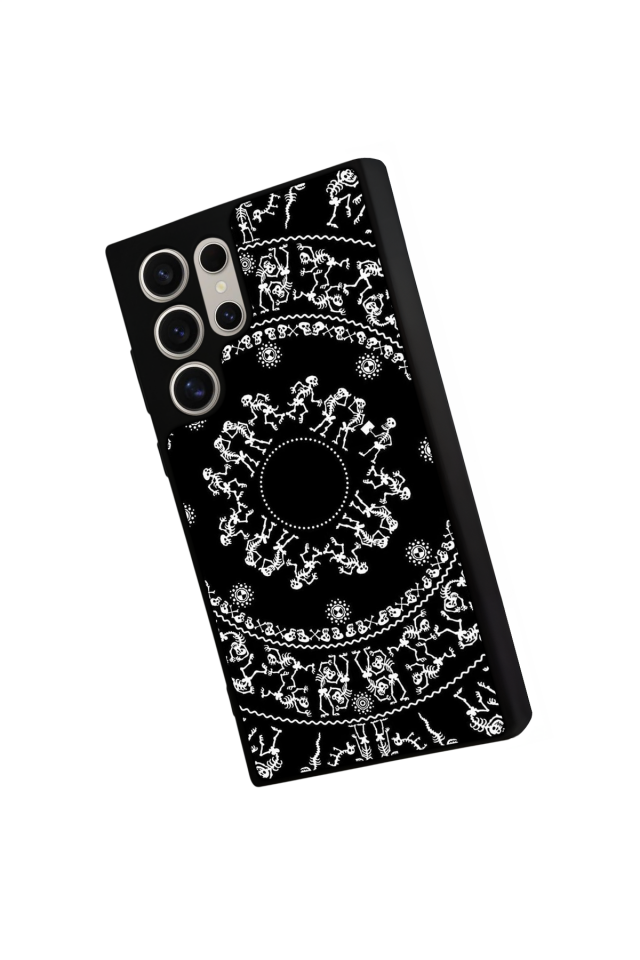 Samsung Galaxy S24 Ultra Uyumlu Mandala Tasarımlı Glossy Premium Kılıf