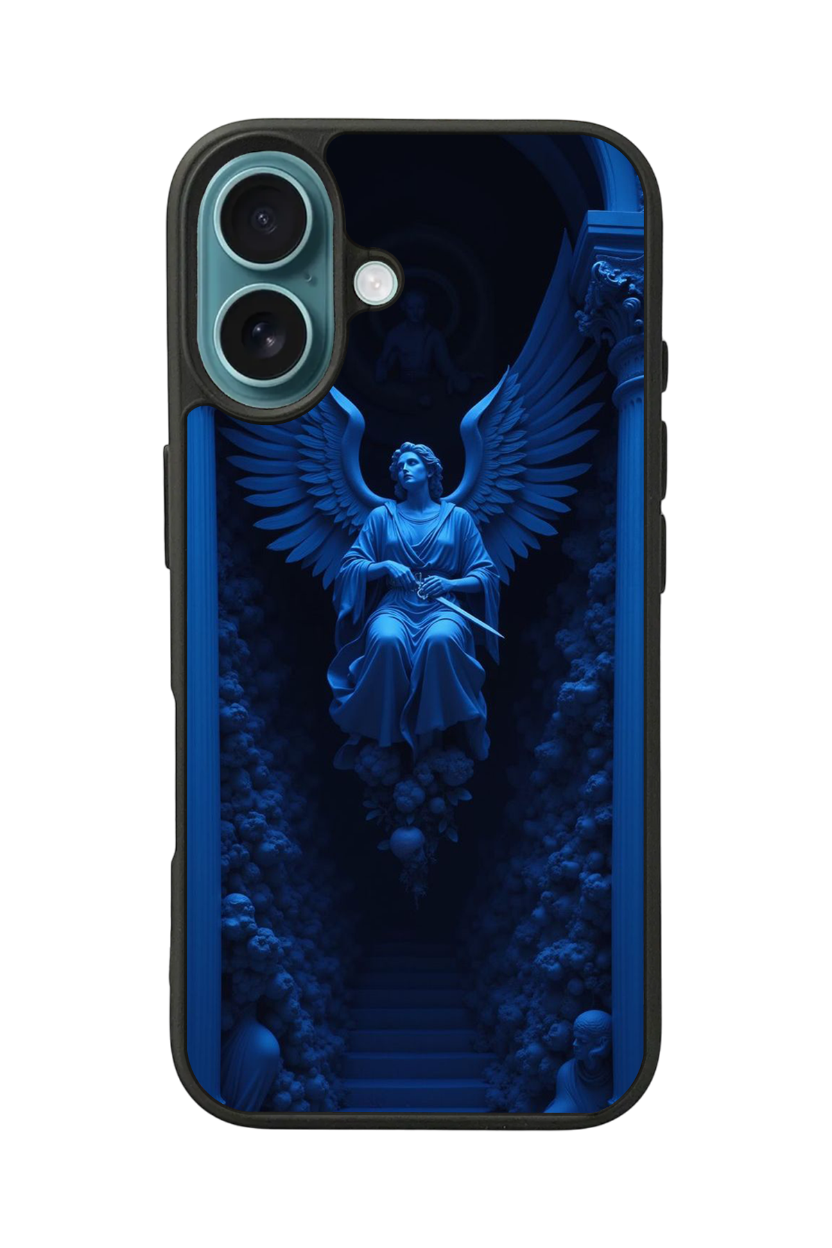 iPhone 16 Uyumlu Melek Tasarımlı Glossy Premium Kılıf
