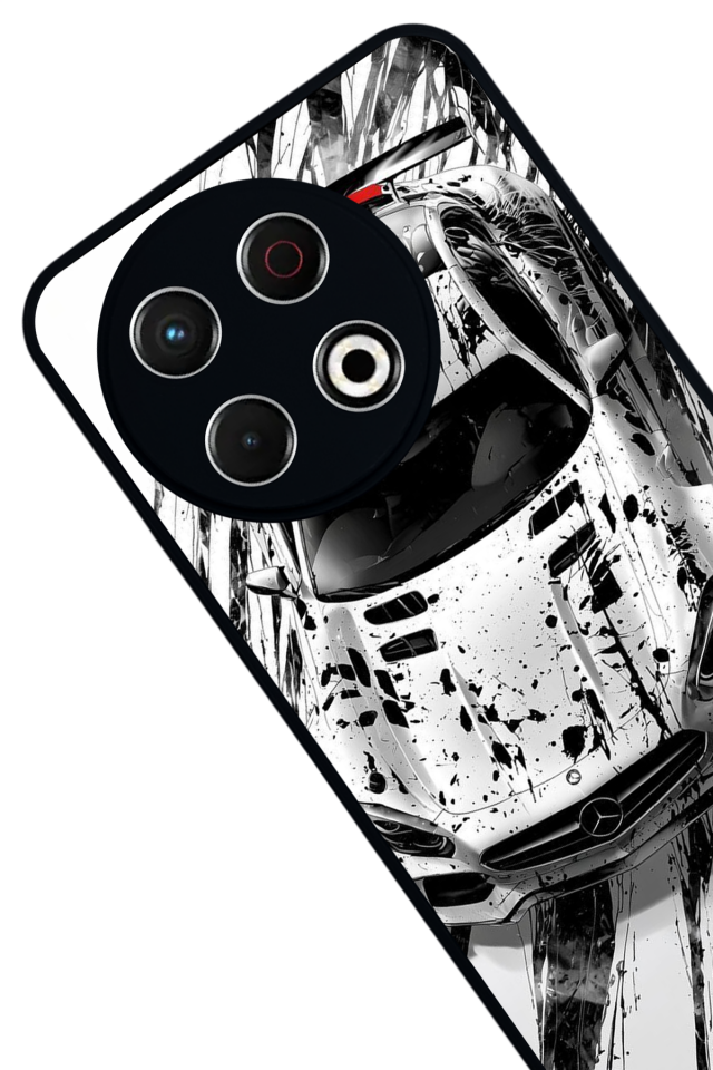 Tecno Spark 30 Pro Uyumlu Mercedes Tasarımlı Glossy Premium Kılıf