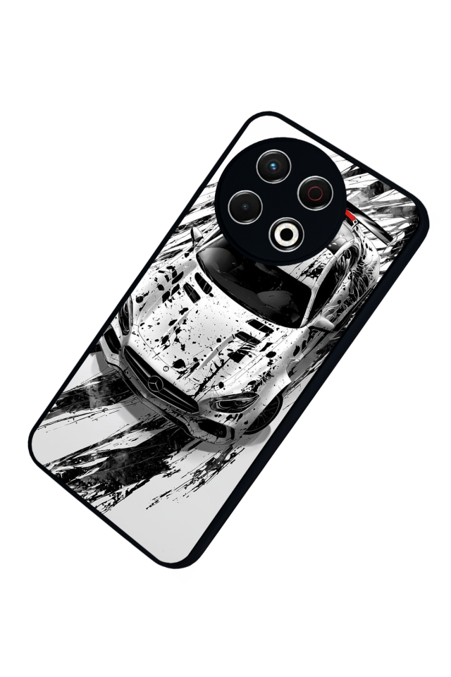 Tecno Spark 30 Pro Uyumlu Mercedes Tasarımlı Glossy Premium Kılıf