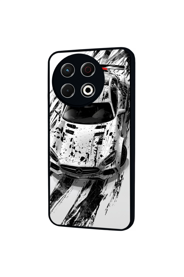 Tecno Spark 30 Pro Uyumlu Mercedes Tasarımlı Glossy Premium Kılıf