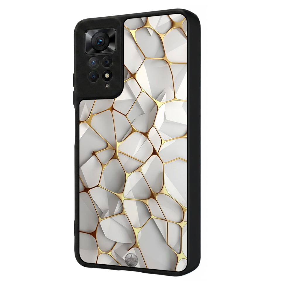 Xiaomi Redmi Note 11 Pro Uyumlu Mermer Marble Tasarımlı Glossy Premium Kılıf