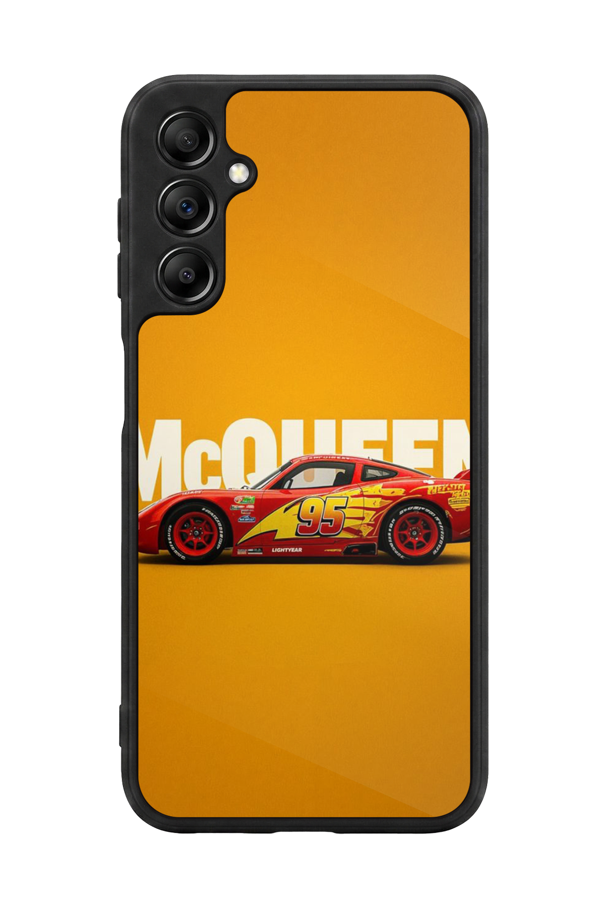 Samsung Galaxy A14 Uyumlu Şimsek McQueen Tasarımlı Glossy Premium Kılıf