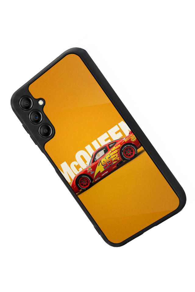 Samsung Galaxy A14 Uyumlu Şimsek McQueen Tasarımlı Glossy Premium Kılıf