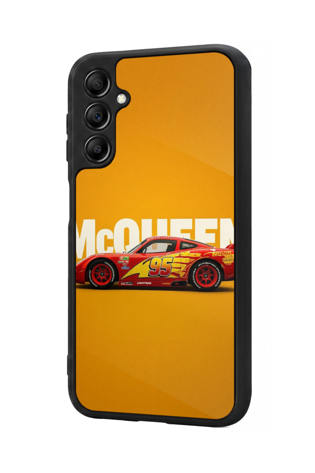 Samsung Galaxy A14 Uyumlu Şimsek McQueen Tasarımlı Glossy Premium Kılıf