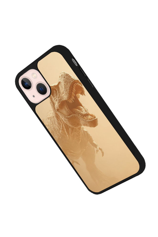 iPhone 14 Plus Uyumlu Dinazor Tasarımlı Glossy Premium Kılıf