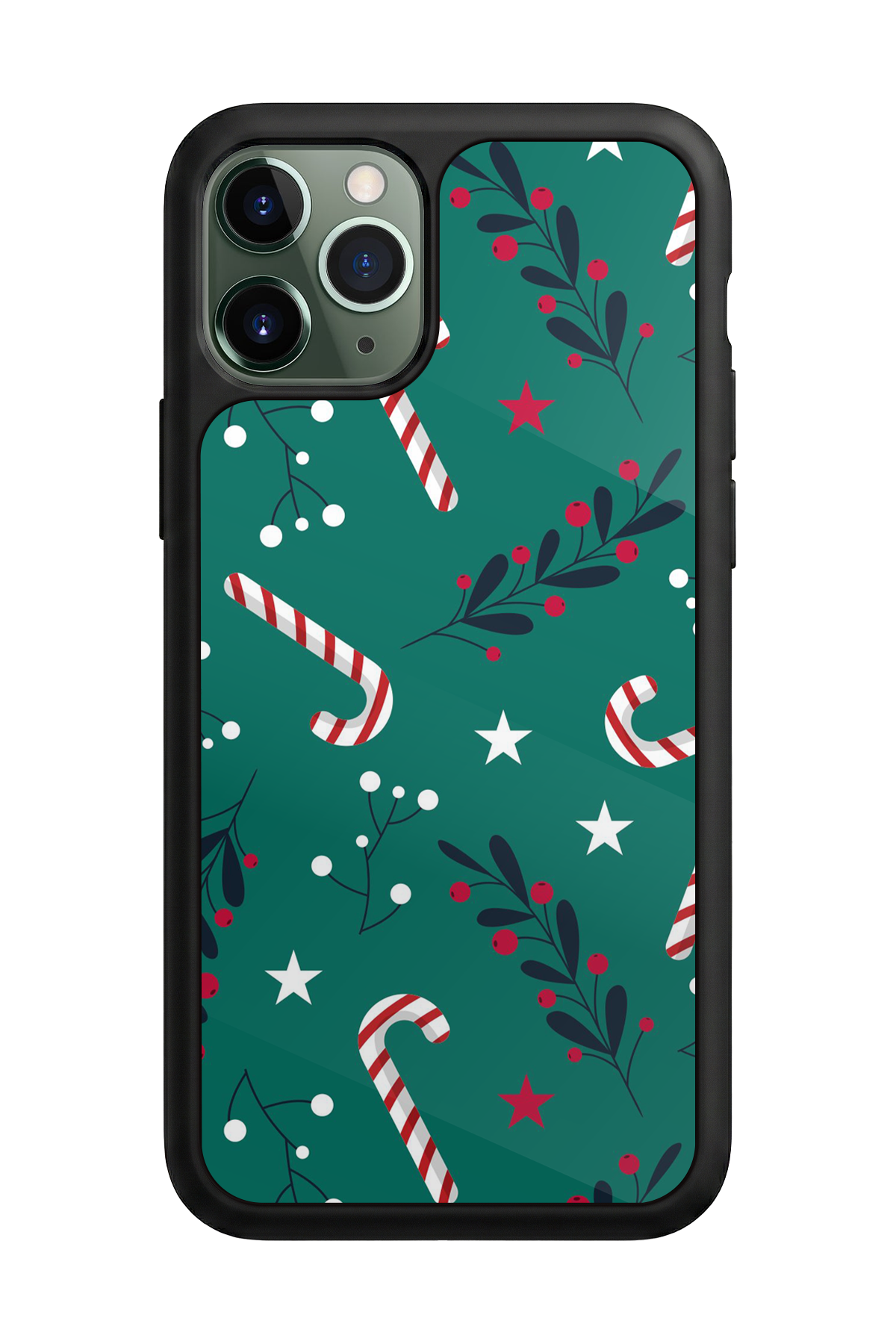 iPhone 11 Pro Uyumlu Yilbasi Christmas Tasarımlı Glossy Premium Kılıf
