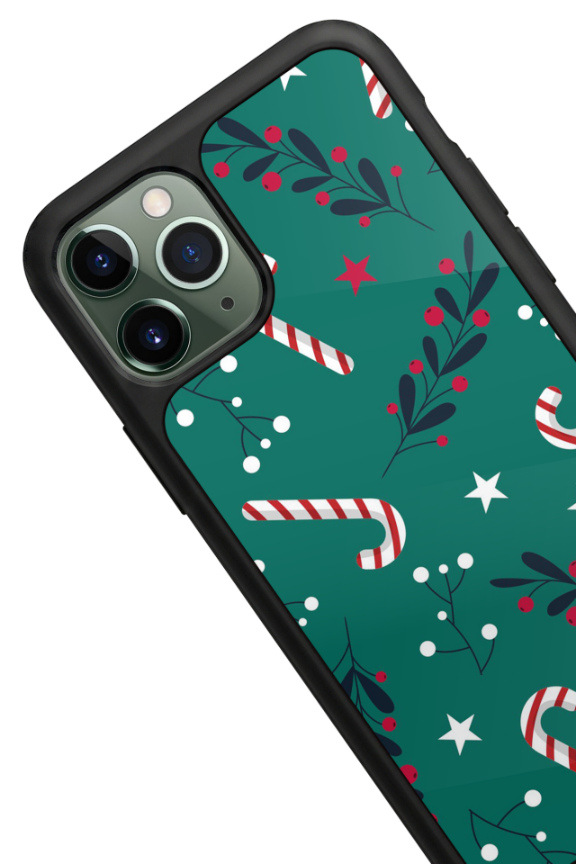 iPhone 11 Pro Uyumlu Yilbasi Christmas Tasarımlı Glossy Premium Kılıf