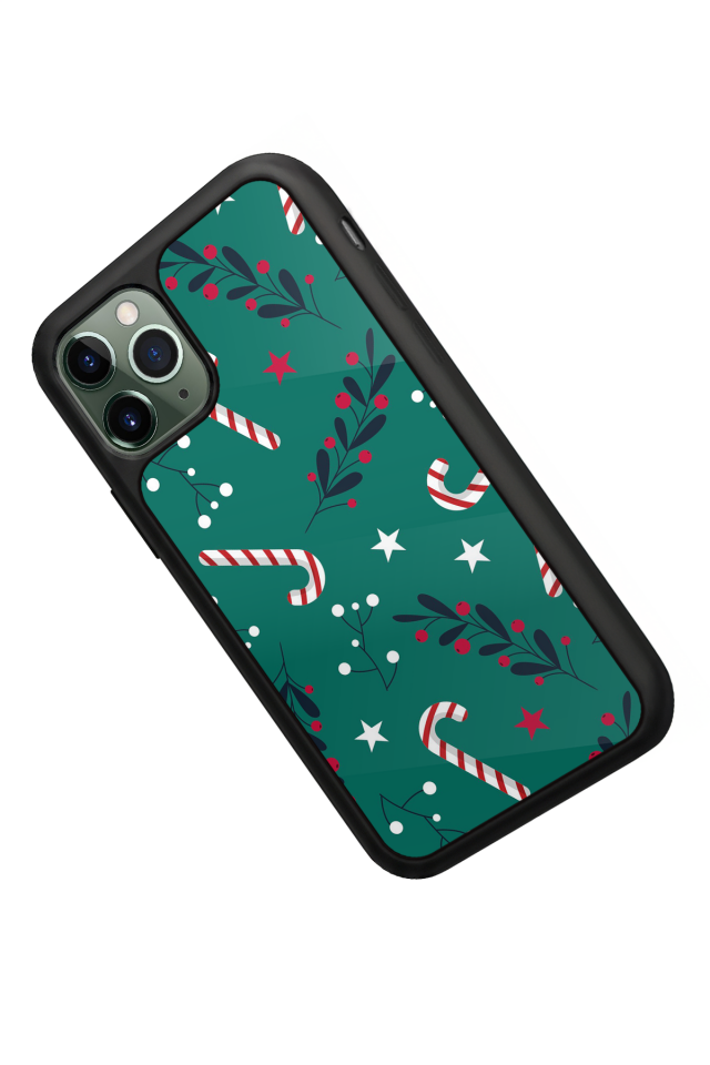iPhone 11 Pro Uyumlu Yilbasi Christmas Tasarımlı Glossy Premium Kılıf