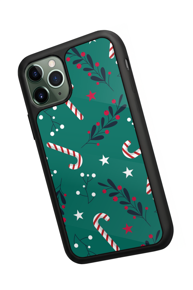 iPhone 11 Pro Uyumlu Yilbasi Christmas Tasarımlı Glossy Premium Kılıf