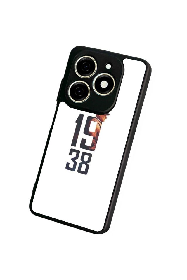 Infınıx Smart 8 Pro Uyumlu Mustafa Kemal Ataturk Tasarımlı Glossy Premium Kılıf