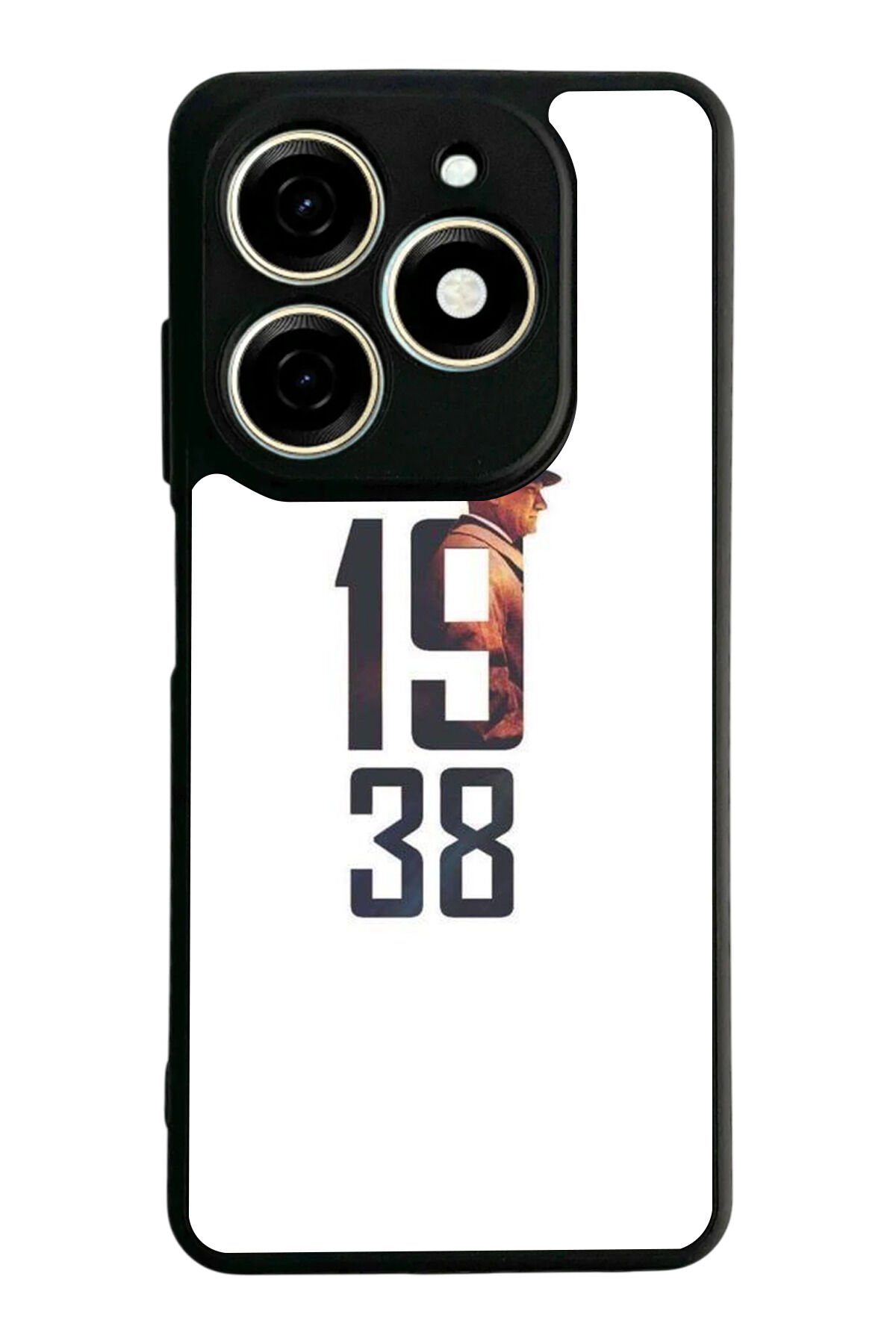 Infınıx Smart 8 Pro Uyumlu Mustafa Kemal Ataturk Tasarımlı Glossy Premium Kılıf