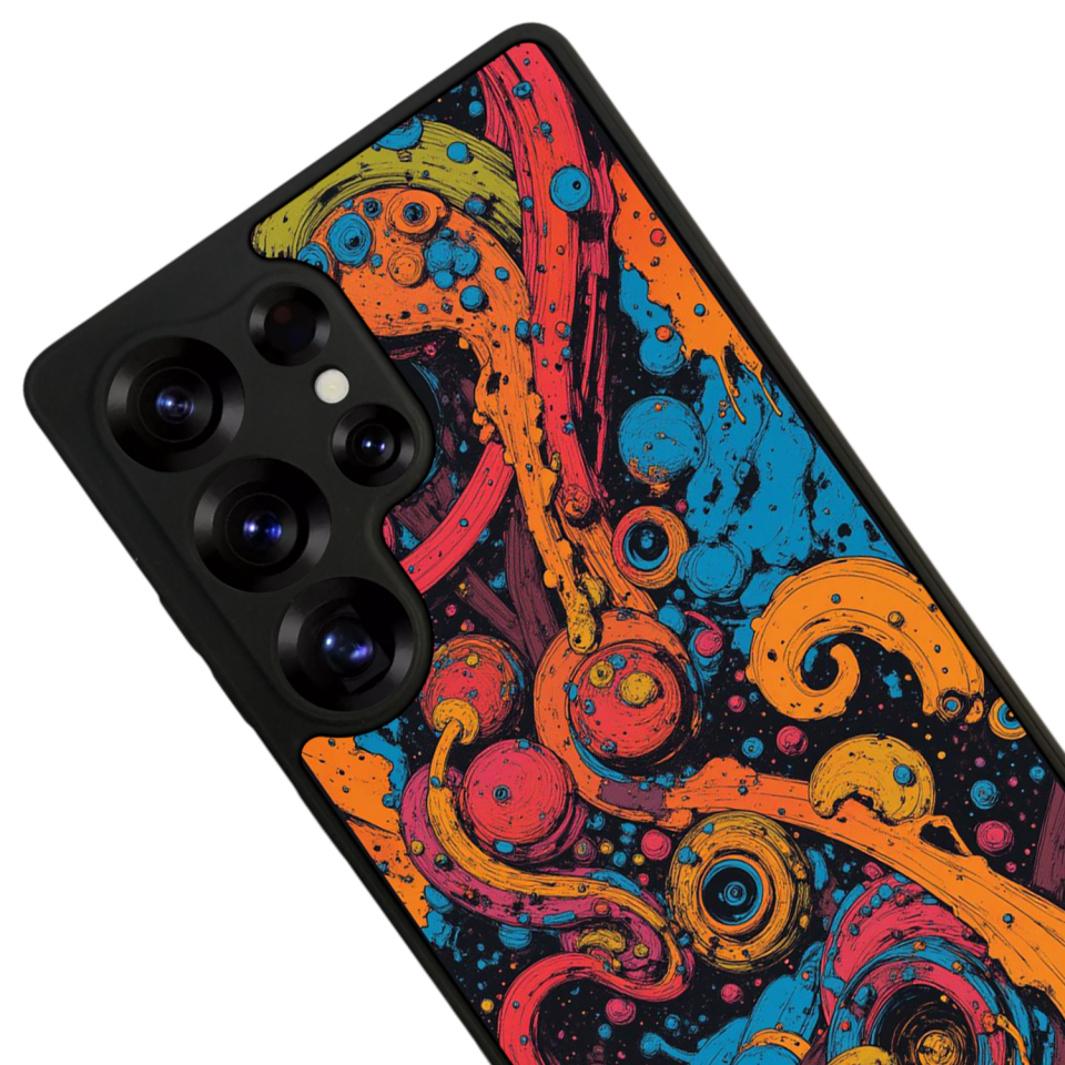Samsung Galaxy S25 Ultra Uyumlu Abstract Tasarımlı Glossy Premium Kılıf