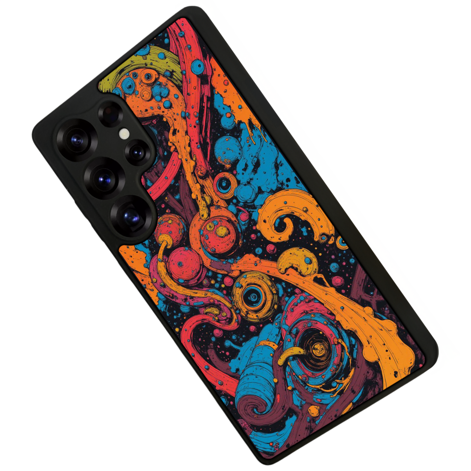 Samsung Galaxy S25 Ultra Uyumlu Abstract Tasarımlı Glossy Premium Kılıf