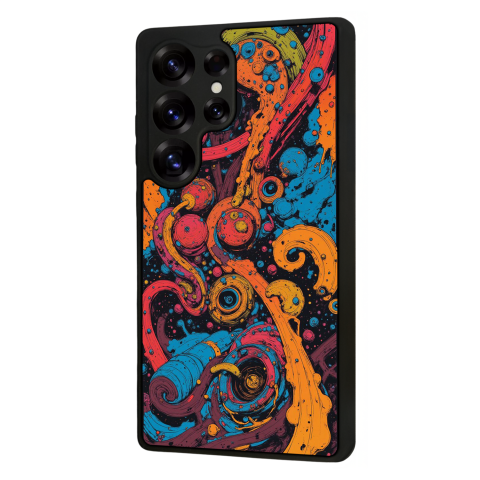 Samsung Galaxy S25 Ultra Uyumlu Abstract Tasarımlı Glossy Premium Kılıf