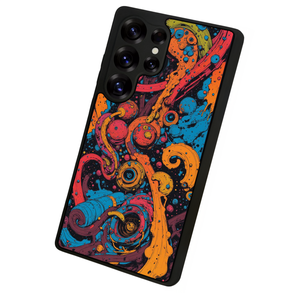 Samsung Galaxy S25 Ultra Uyumlu Abstract Tasarımlı Glossy Premium Kılıf