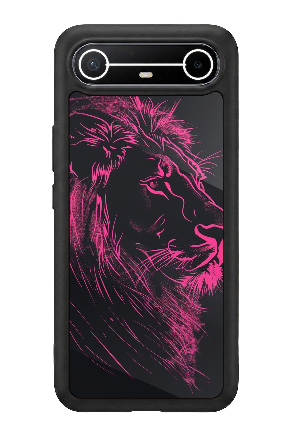 Tecno Spark Slim 5G Uyumlu Aslan Tasarımlı Glossy Premium Kılıf