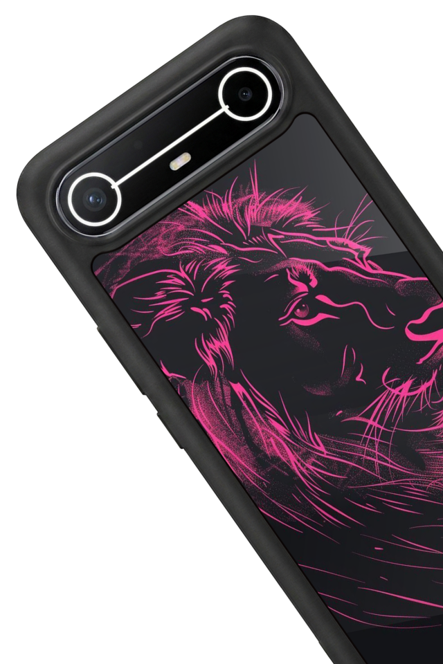 Tecno Spark Slim 5G Uyumlu Aslan Tasarımlı Glossy Premium Kılıf