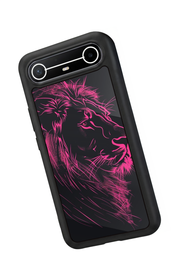 Tecno Spark Slim 5G Uyumlu Aslan Tasarımlı Glossy Premium Kılıf