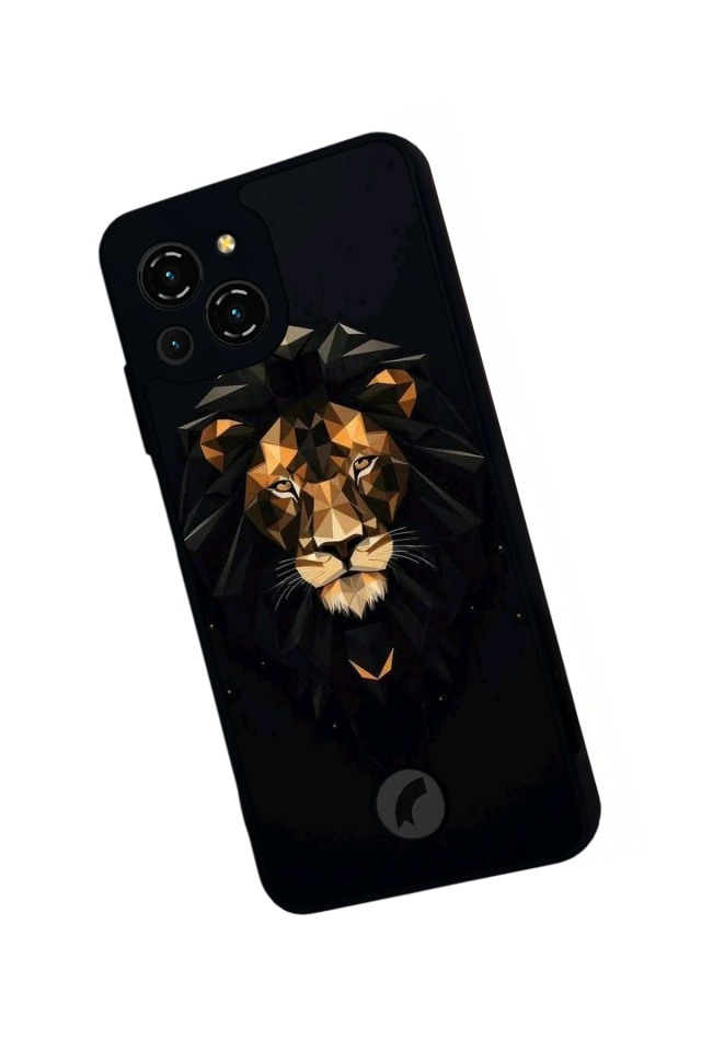 Reeder S23 Pro Max Uyumlu Aslan Tasarımlı Glossy Premium Kılıf