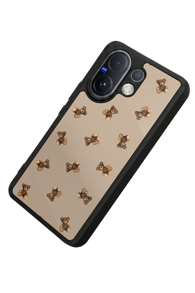 Vivo V60 Uyumlu Ayı Tasarımlı Glossy Premium Kılıf