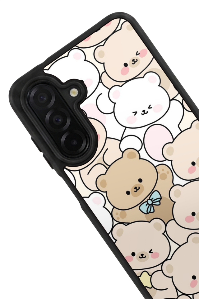 Samsung Galaxy A56 Uyumlu Ayı Tasarımlı Glossy Premium Kılıf