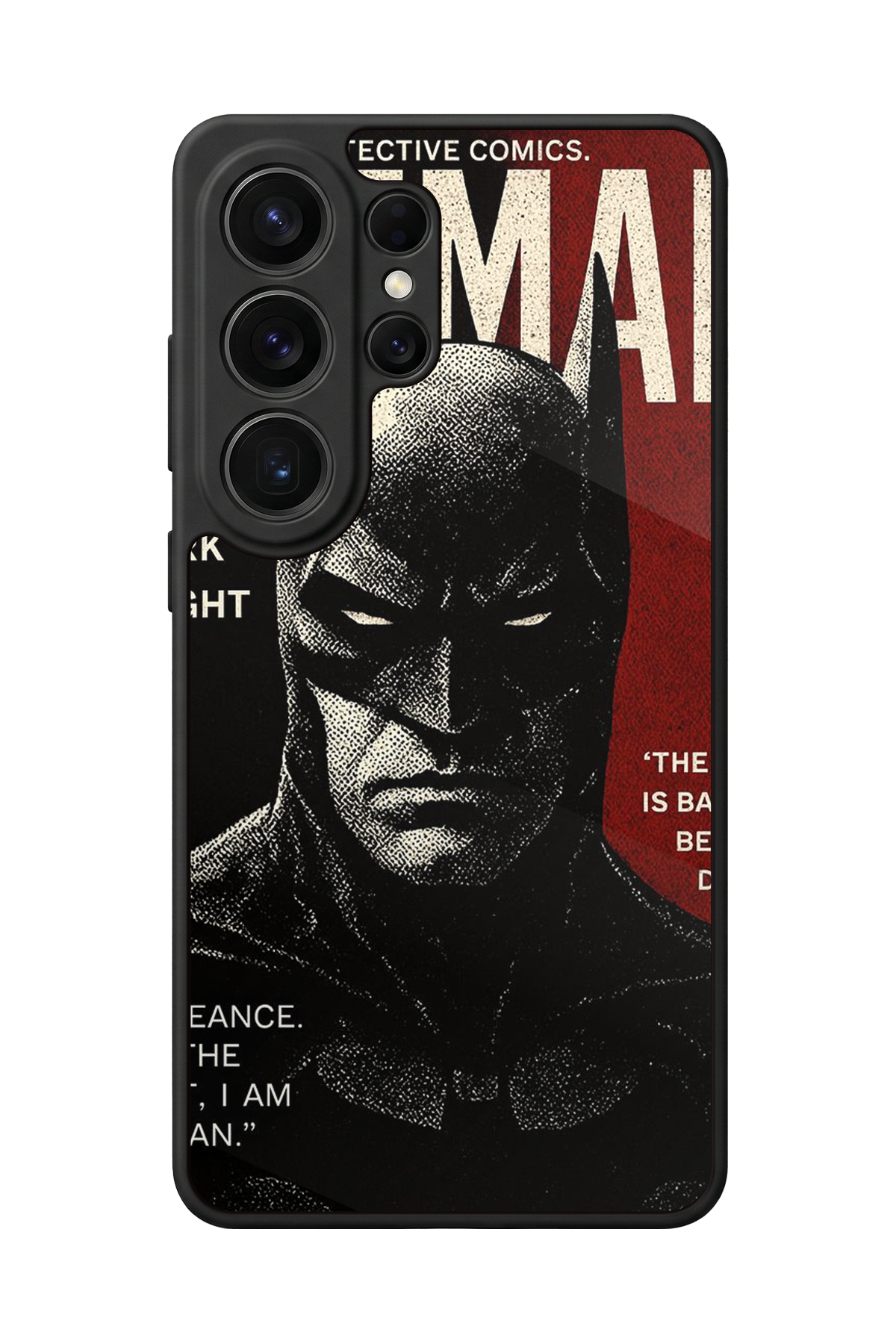 Samsung Galaxy S26 Ultra Uyumlu Batman Tasarımlı Glossy Premium Kılıf