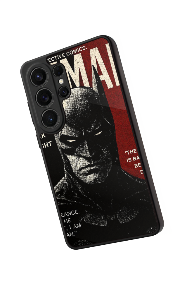 Samsung Galaxy S26 Ultra Uyumlu Batman Tasarımlı Glossy Premium Kılıf