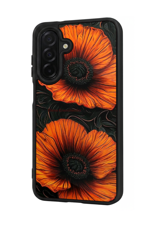 Samsung Galaxy A36 Uyumlu Botanik Tasarımlı Glossy Premium Kılıf
