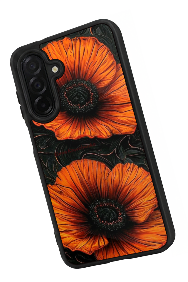 Samsung Galaxy A36 Uyumlu Botanik Tasarımlı Glossy Premium Kılıf