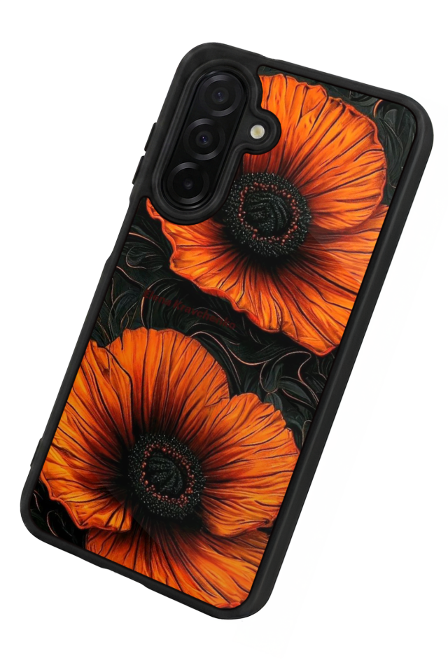 Samsung Galaxy A36 Uyumlu Botanik Tasarımlı Glossy Premium Kılıf