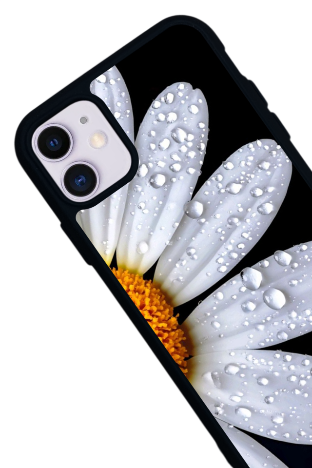 iPhone 11 Uyumlu Cicek Tasarımlı Glossy Premium Kılıf