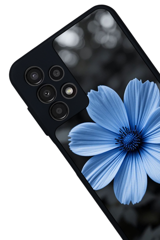 Samsung Galaxy A13 Uyumlu Cicek Tasarımlı Glossy Premium Kılıf