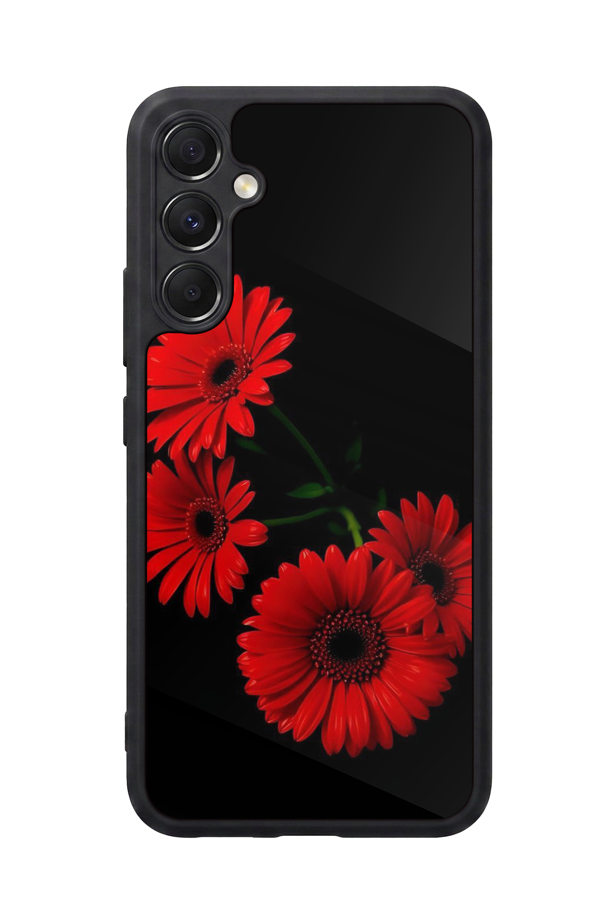 Samsung Galaxy M34 Uyumlu Cicek Tasarımlı Glossy Premium Kılıf