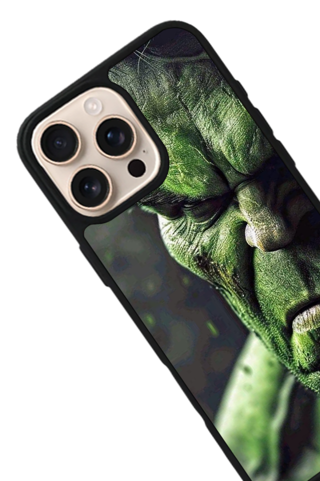 iPhone 16 Pro Max Uyumlu Hulk Tasarımlı Glossy Premium Kılıf