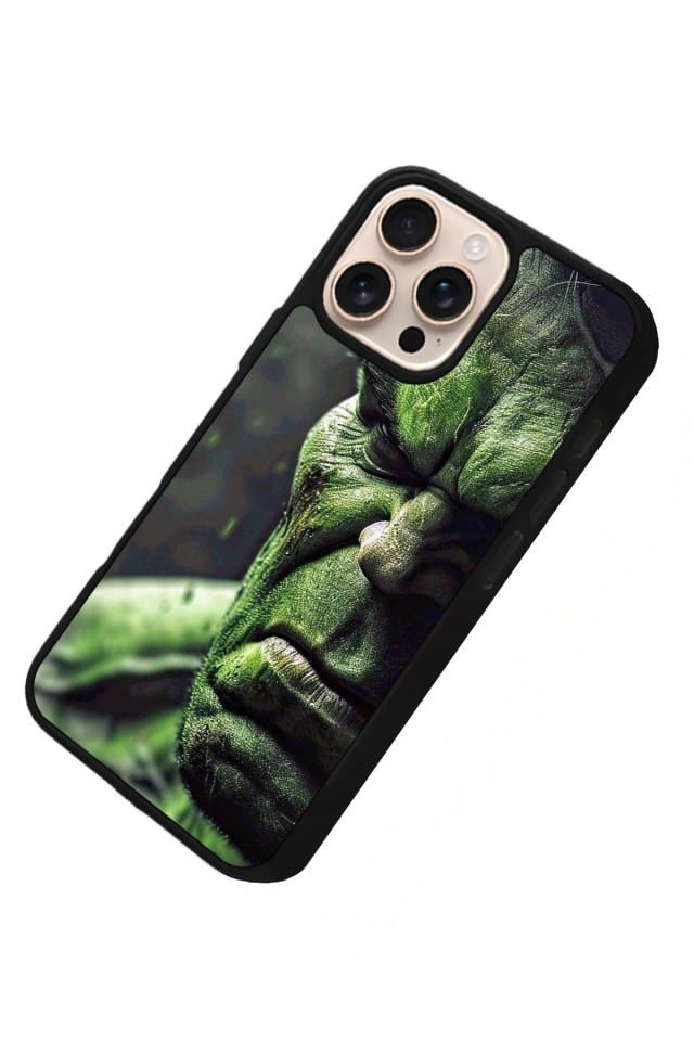iPhone 16 Pro Max Uyumlu Hulk Tasarımlı Glossy Premium Kılıf