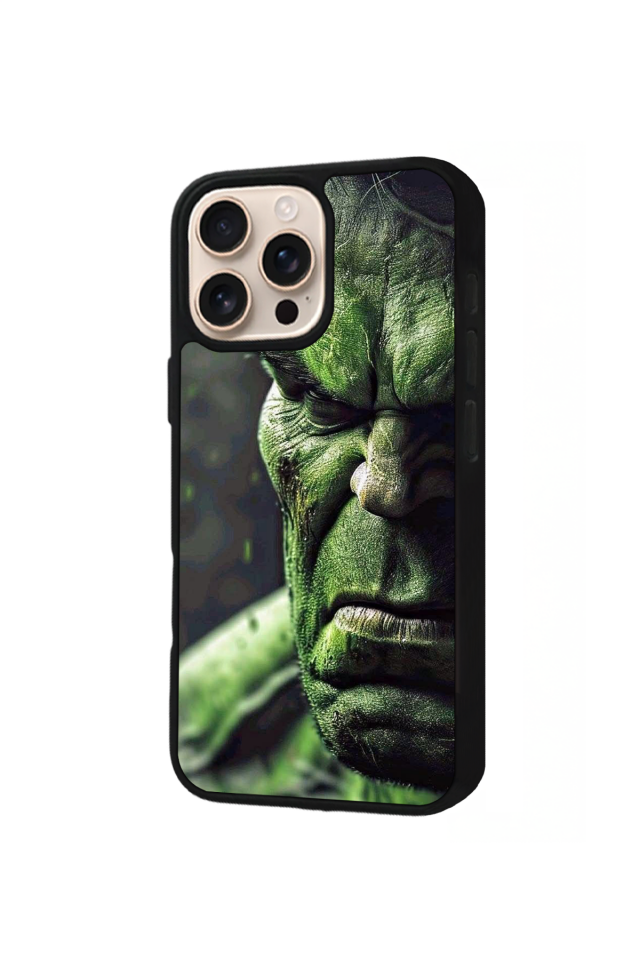 iPhone 16 Pro Max Uyumlu Hulk Tasarımlı Glossy Premium Kılıf
