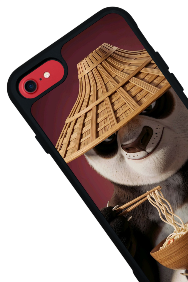 iPhone SE Uyumlu Kung Fu Panda Tasarımlı Glossy Premium Kılıf